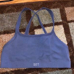 SETactive box x thunder (blue) sports bra
